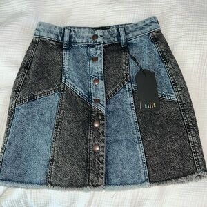 Rails patchwork denim skirt sz 24